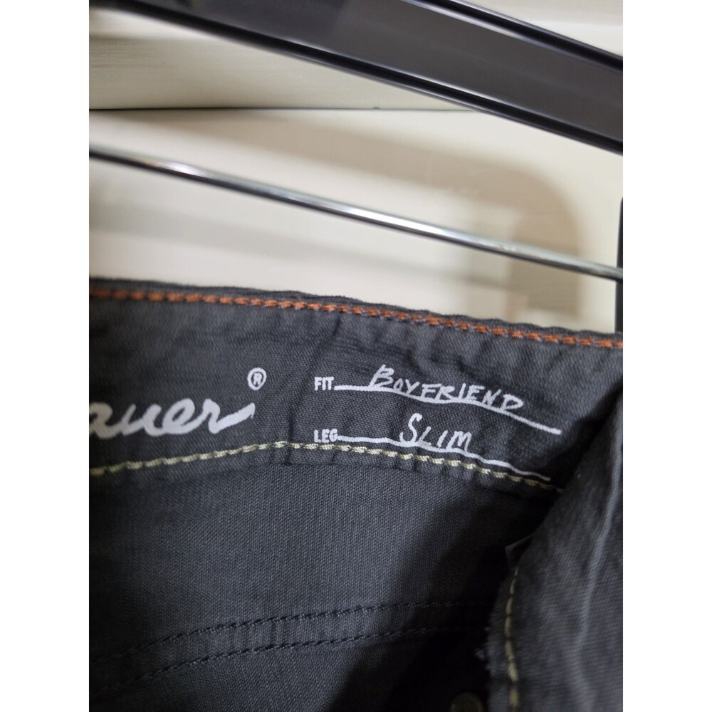 Eddie Bauer Womens Grey Corduroy Pants Boyfriend Slim T 30x30 - Picture 4 of 12